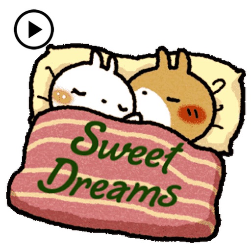 Animated Lovely Rabbit Couple icon