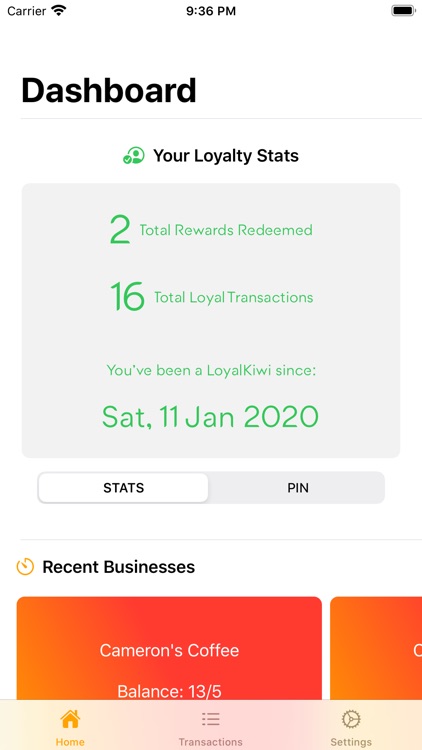 LoyalKiwi Customer App