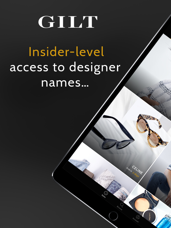 Gilt - Designer Shopping at Insider Prices screenshot