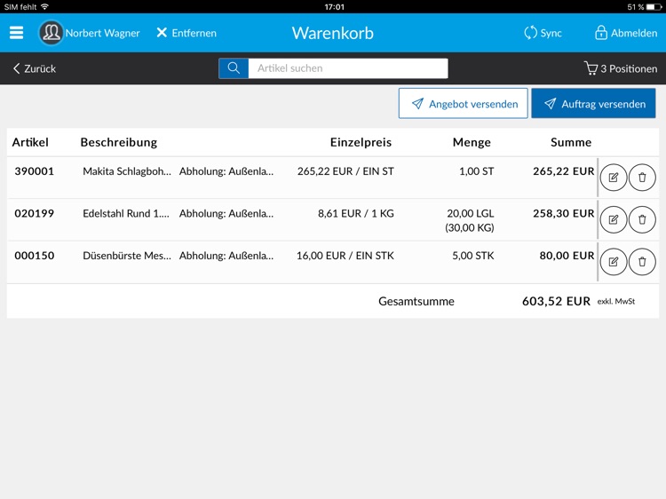 Sales - gevis ERP