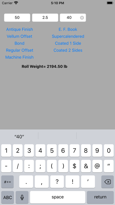 How to cancel & delete Roll Weight from iphone & ipad 1