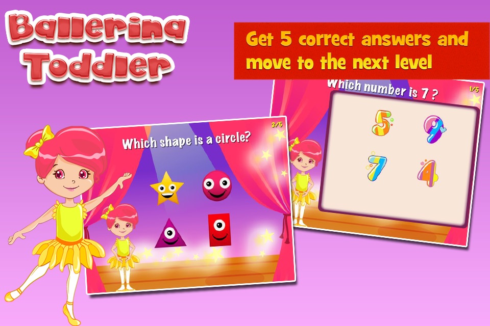 Ballerina Toddler Fun Game screenshot 3