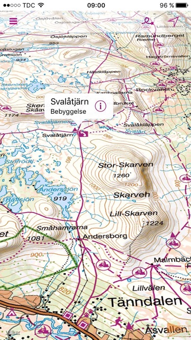 Mountain Map Swedenのおすすめ画像2