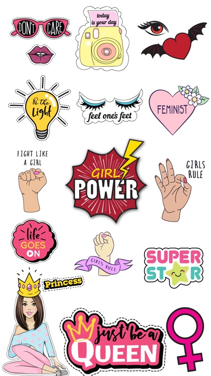 Women Power Stickers Pack screenshot-3