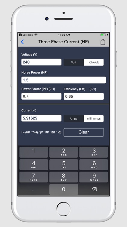 Electrical Calculator