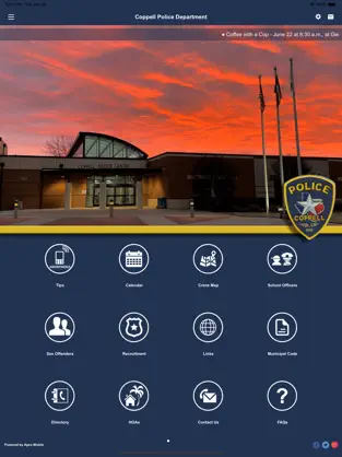 Captura 1 Coppell Police Department iphone