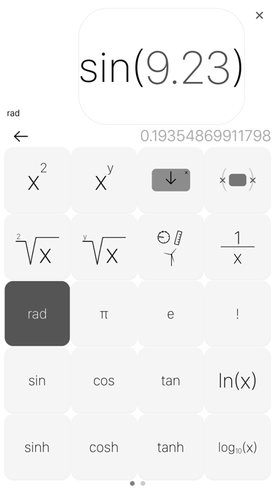 Plain Calculator Lite screenshot 2
