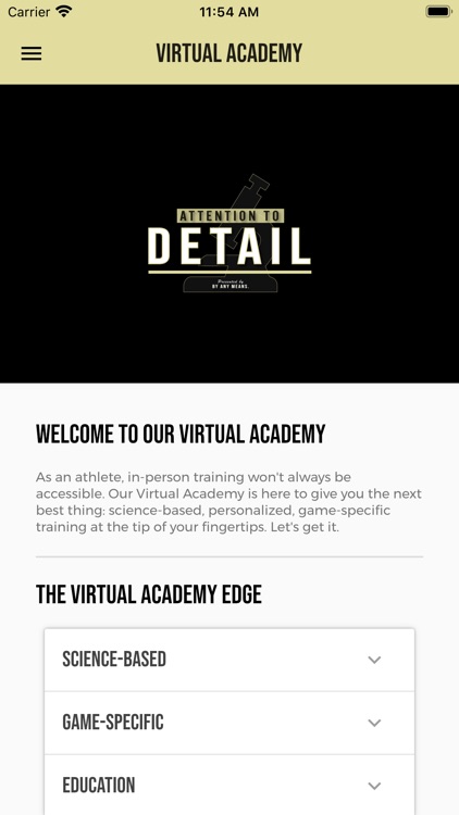 Virtual Academy (By Any Means)