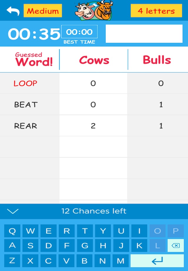 Cows & Bulls – Guess the Word screenshot 3
