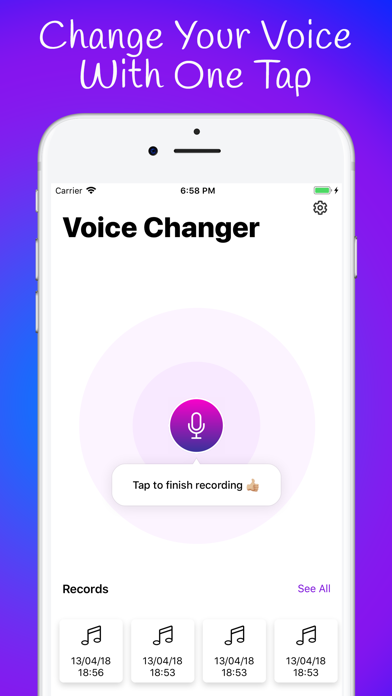 How to cancel & delete Chipmunk Voice Changer Editor from iphone & ipad 1