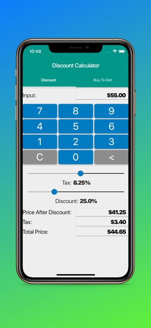 Easy Discount Total Calculator