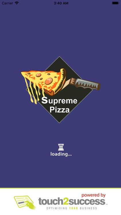 Supreme Pizza.