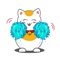 This is an iMessage kitten sticker that will enjoy life