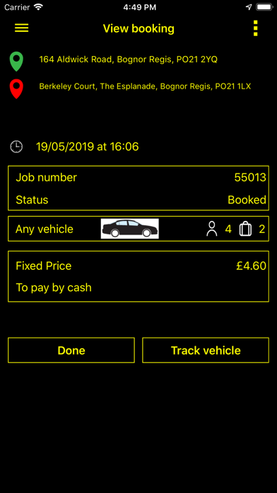 Yellow Star Taxis screenshot 4
