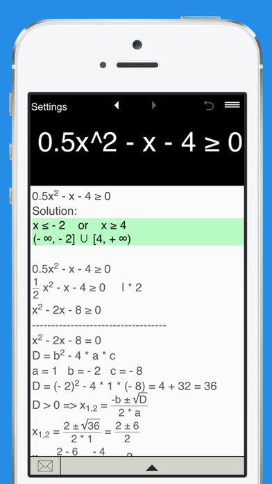 Linear Inequality Calculator - solving linear inequalities in one variable Screenshot 4