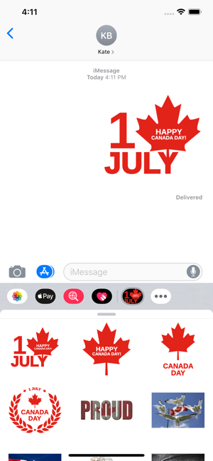 Canada Day Sticker Pack