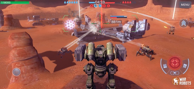 War Robots Multiplayer Battles On The App Store - roblox build and destroy how to make a gun