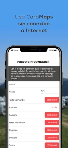 Captura 5 CaraMaps Área de autocaravana iphone