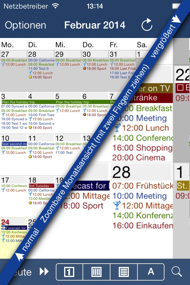 CalenGoo Calendar screenshot 2