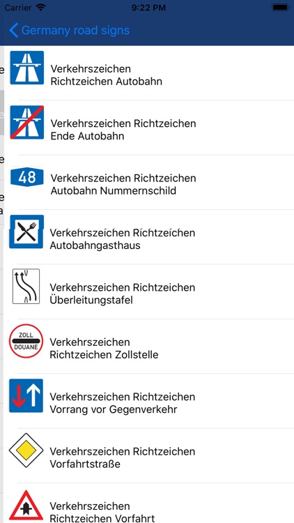 Verkehrszeichen Deutschen screenshot-3