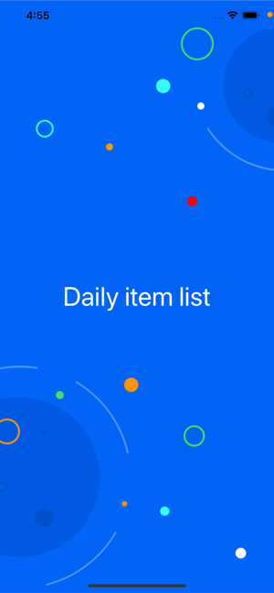 Daily Item List