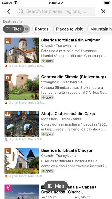 Romania Outdoor Travel Guide screenshot 2