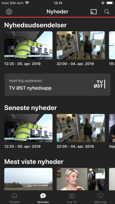TV2 ØST Play screenshot 2