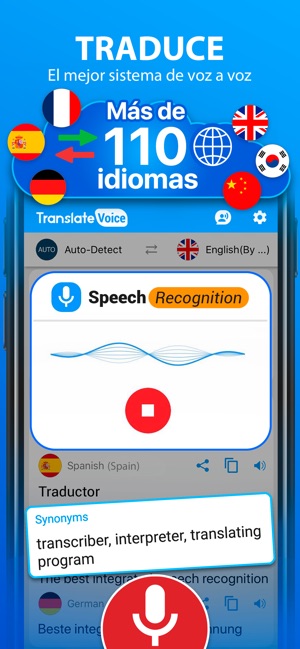 Traductor De Voz Traducir En App Store