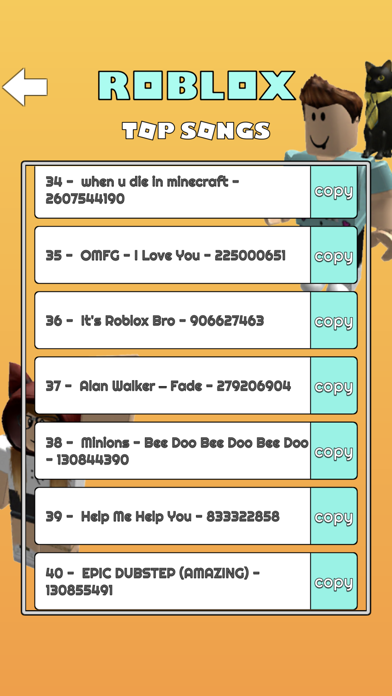 Music Codes for Roblox Robux screenshot 4