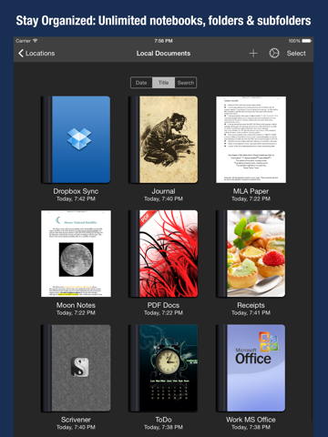 Textilus 6 - Word processor for iPad and iPhone Productivity
