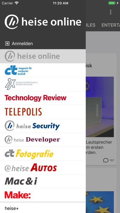 heise online | IT-News screenshot 2