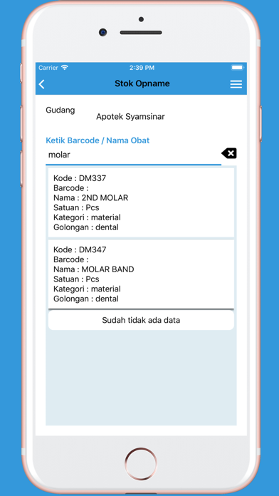 Aplikasi Apotek Klinik VMEDIS screenshot 4