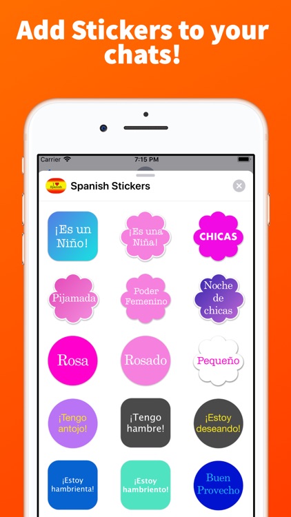 Spanish Stickers for iMessage screenshot-3