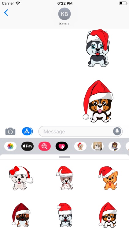 Christmas Puppies Sticker Pack