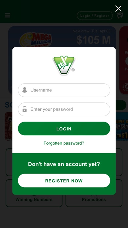 Virginia Lottery Official App