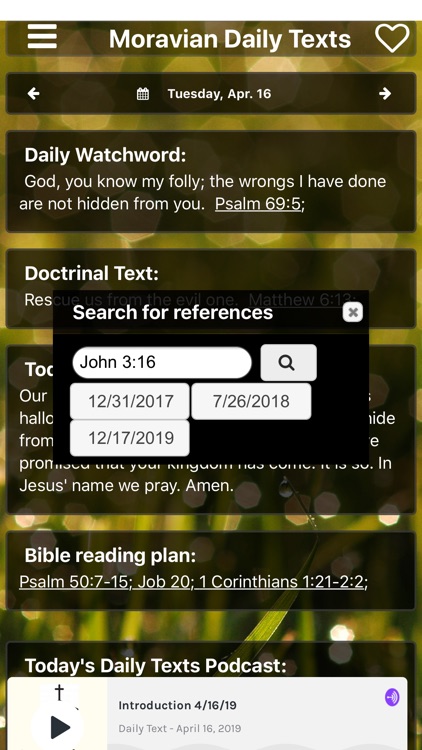 Moravian Daily Texts 2019
