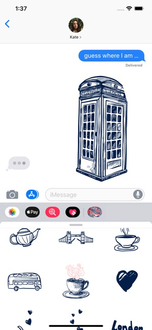 Love London Doodle Stickerpack(圖1)-速報App