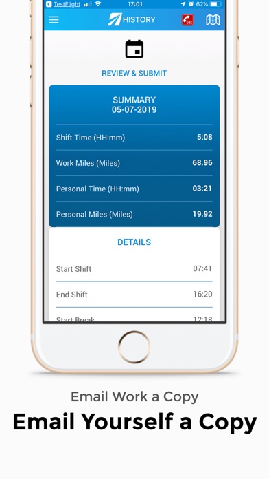 Fleetistics Time Clock+Mileage screenshot 3