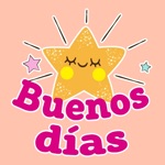 buenos días pegatinas