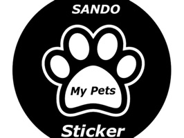 Sando My Pets Sticker