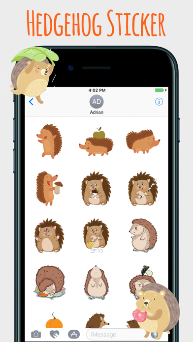 How to cancel & delete Spiky Hedgehog Stickers from iphone & ipad 2