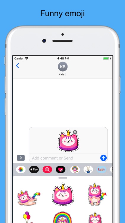 Unicorn Cat - Emoji & Stickers