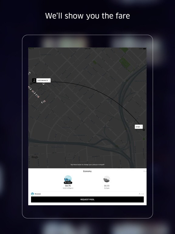 iPad Image of Uber