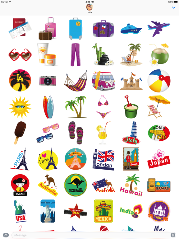 Screenshot #5 pour Travel Stickers – Holiday Away