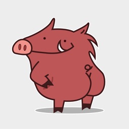 Cute Boar Piglet Animated