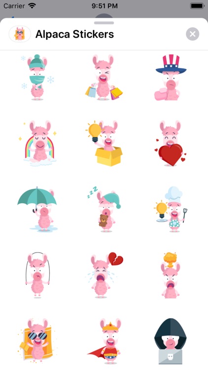 Alpaca Stickers