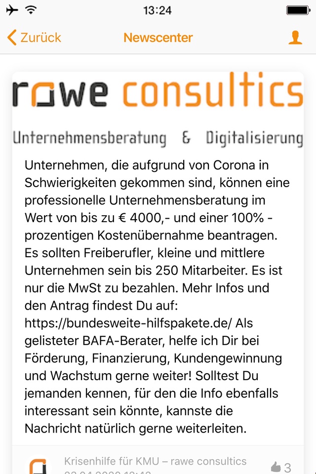 rawe consultics screenshot 3