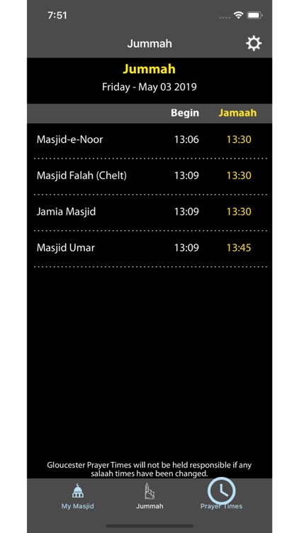 Gloucester Prayer Times screenshot-3