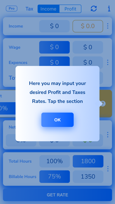 Hourly Rate Calc screenshot 2