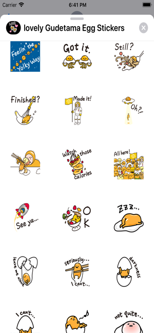 Lovely Gudetama Egg Stickers(圖3)-速報App